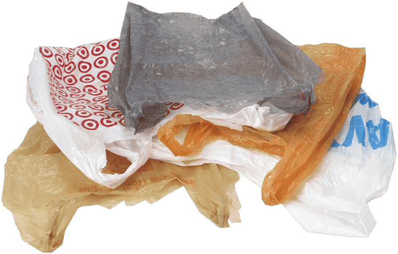 Colorful Crumpled Shopping Bag Collection PNG