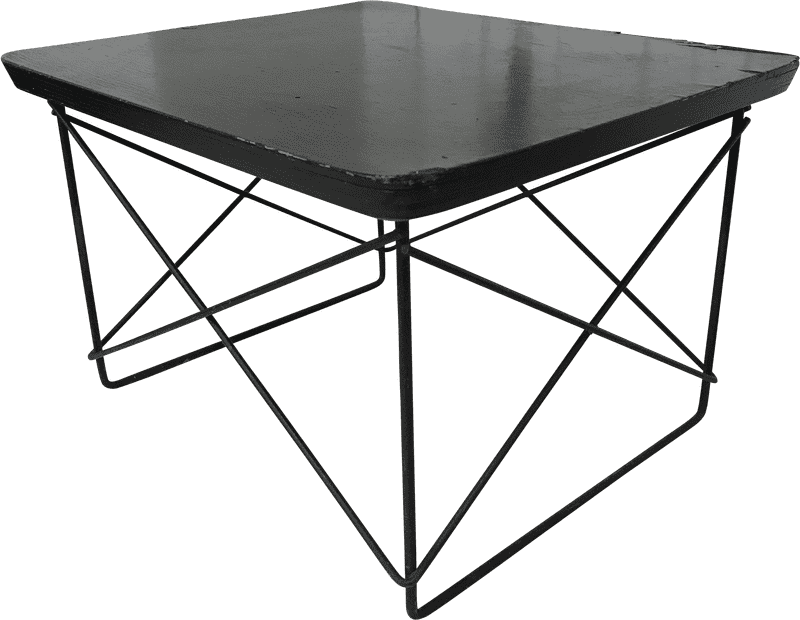 Minimalist Black Table Lamp Base PNG