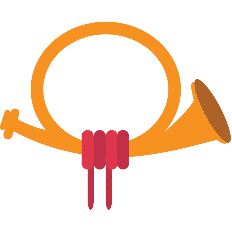 Vibrant Celebration with Party Horn Delight PNG