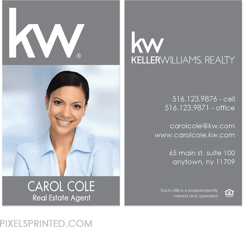 Professional Greeting Card for Real Estate Agent PNG