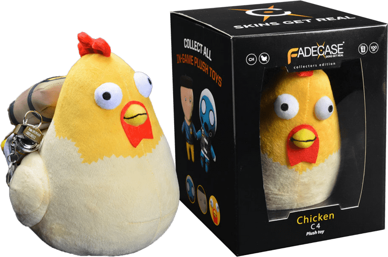 Chicken C4 Plush Toy Buddy for Gamers PNG