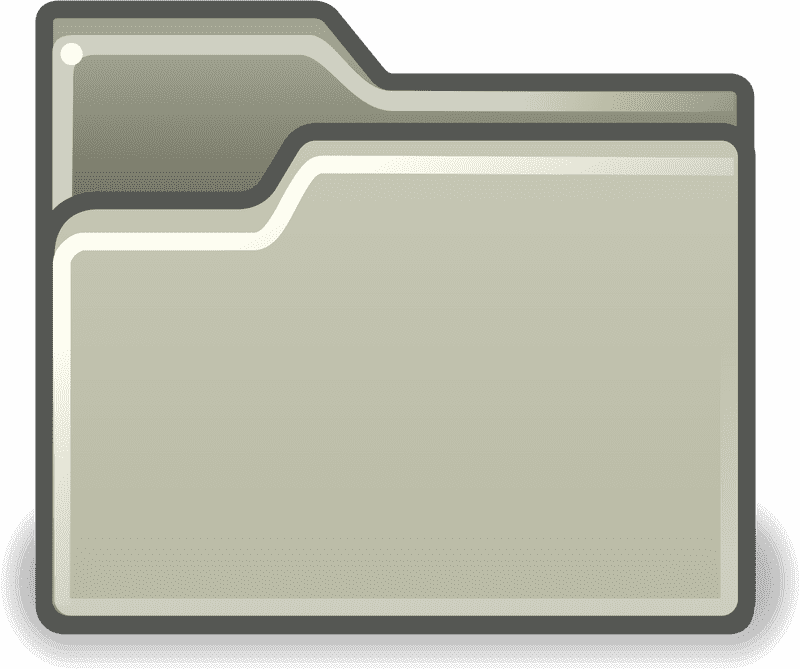 Organizational Folder for Digital Files PNG