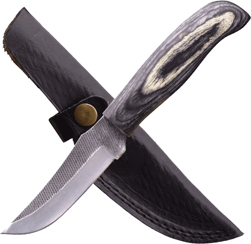 Elegant Knife Block for Precision Blades PNG