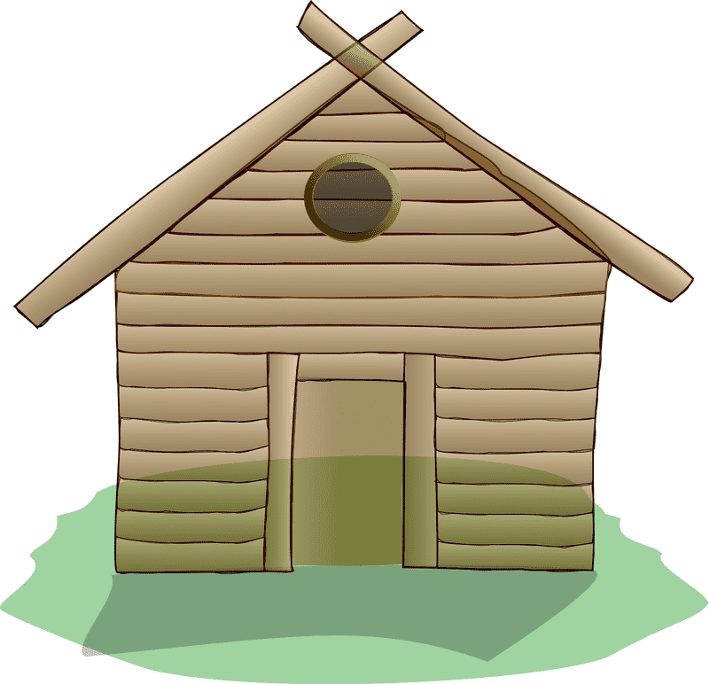 Cozy Mountain Cabin Retreat in Nature PNG