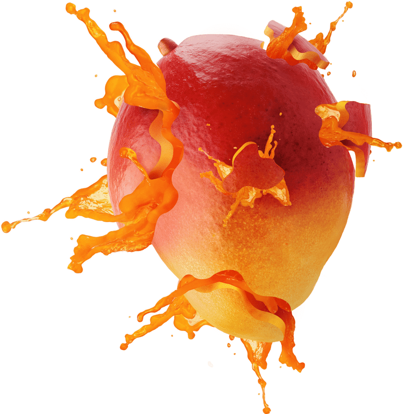 Mango Splash A Burst of Tropical Delight PNG