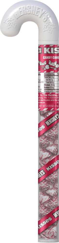 Hershey's Sweet Holiday Kiss Candy Cane PNG