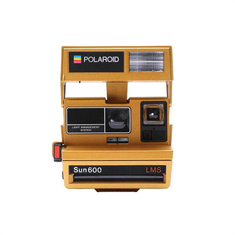 Classic Gold Polaroid Camera Timeless Snapshot Magic PNG