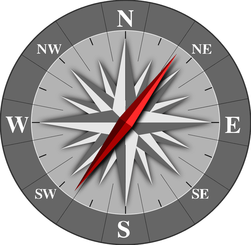 Compass Rose Navigating the Winds of Direction PNG