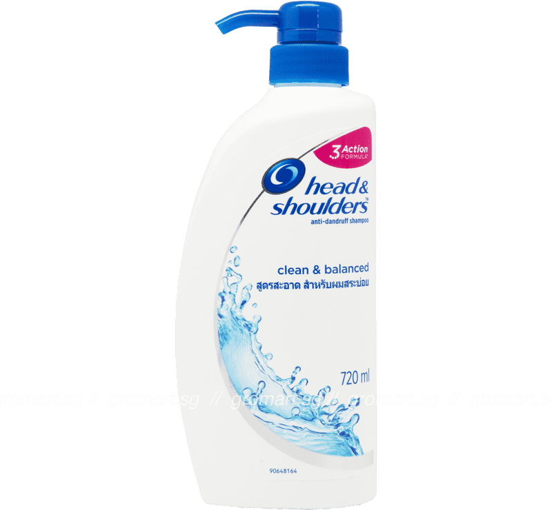 Head & Shoulders Clean & Balanced Shampoo PNG