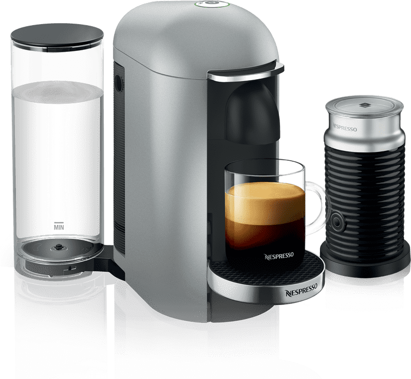 Modern Espresso Cup Machine Set PNG