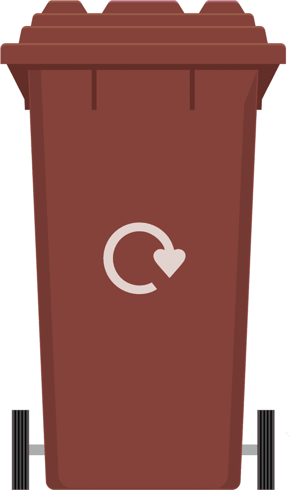 Eco-Friendly Recycling Bin for Sustainable Living PNG