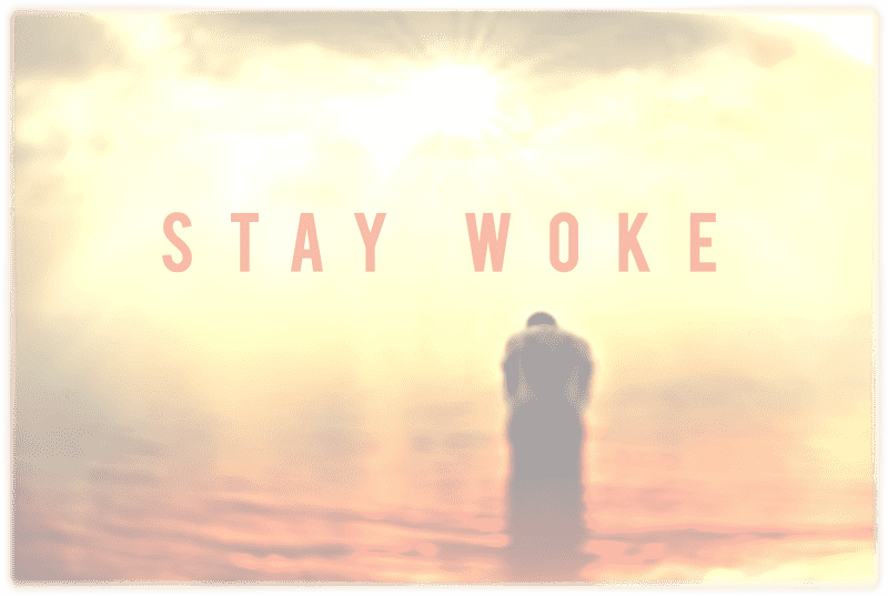 Stay Woke Embracing the Sunrise of Awareness PNG