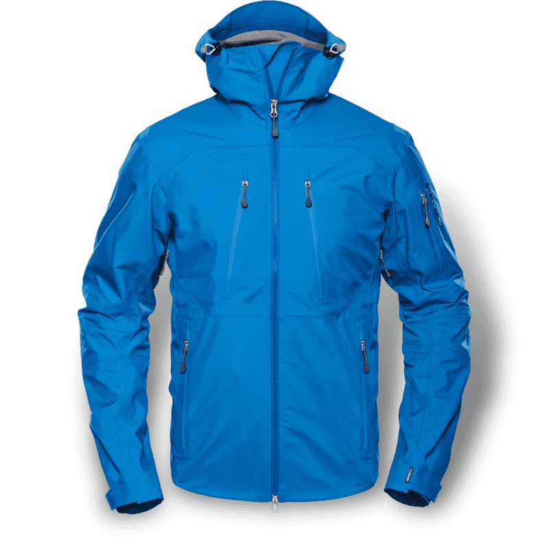 Vibrant Blue Outdoor Adventure Jacket PNG