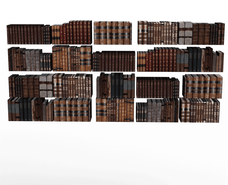 Timeless Treasures A Library of Classic Books PNG
