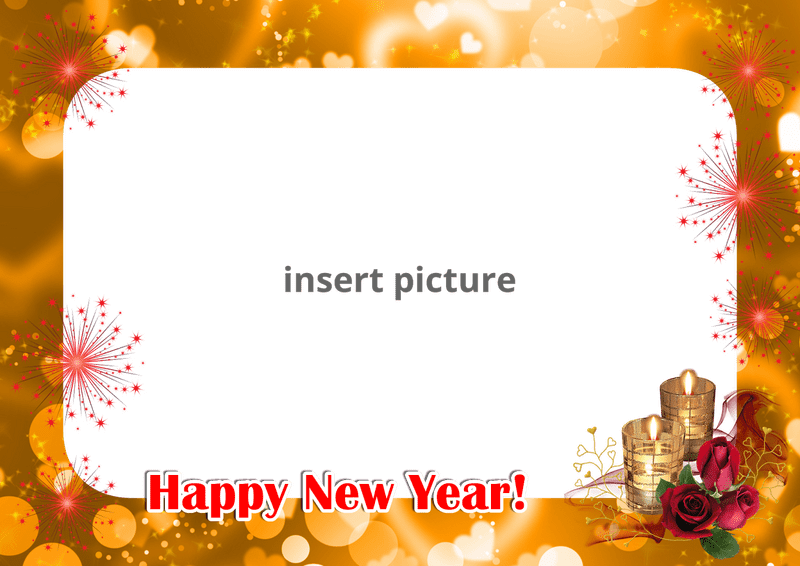 Elegant Candle Holder for New Year Celebrations PNG