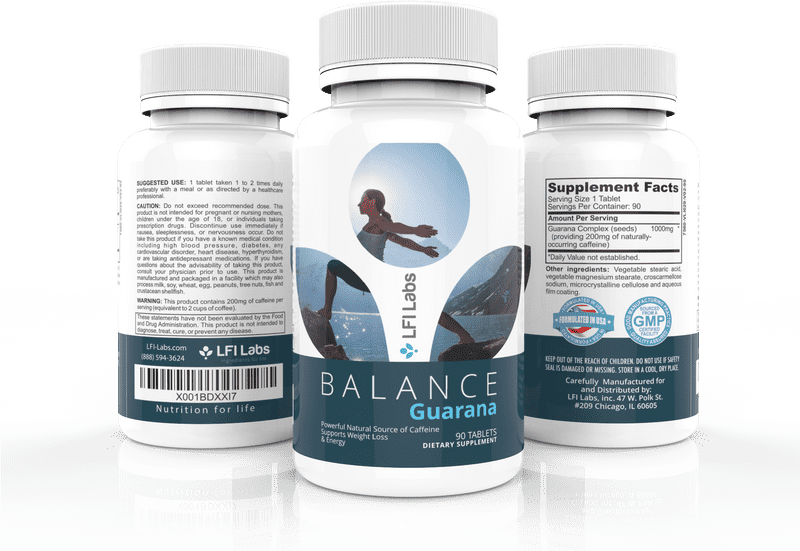 Balance Energy Boost with Guarana Supplements PNG
