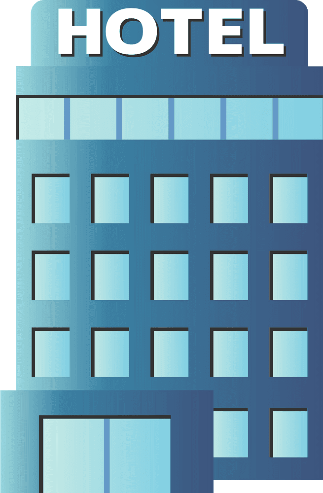 Stunning Hotel Build Design PNG