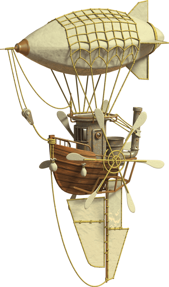 The Grand Adventure of the Airship Voyager PNG