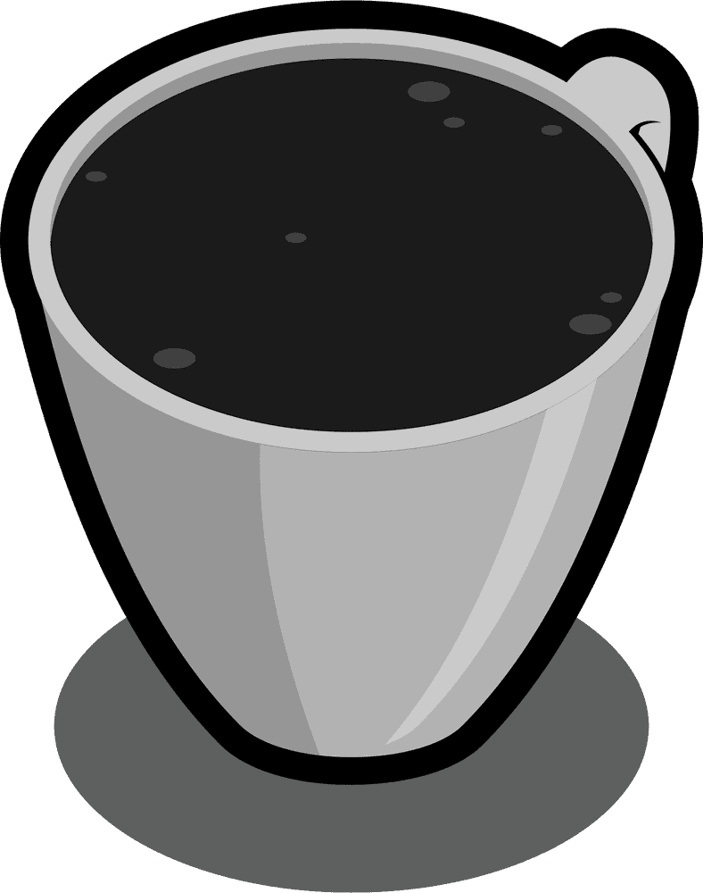 Delicious Brew from Fresh Coffee Beans PNG