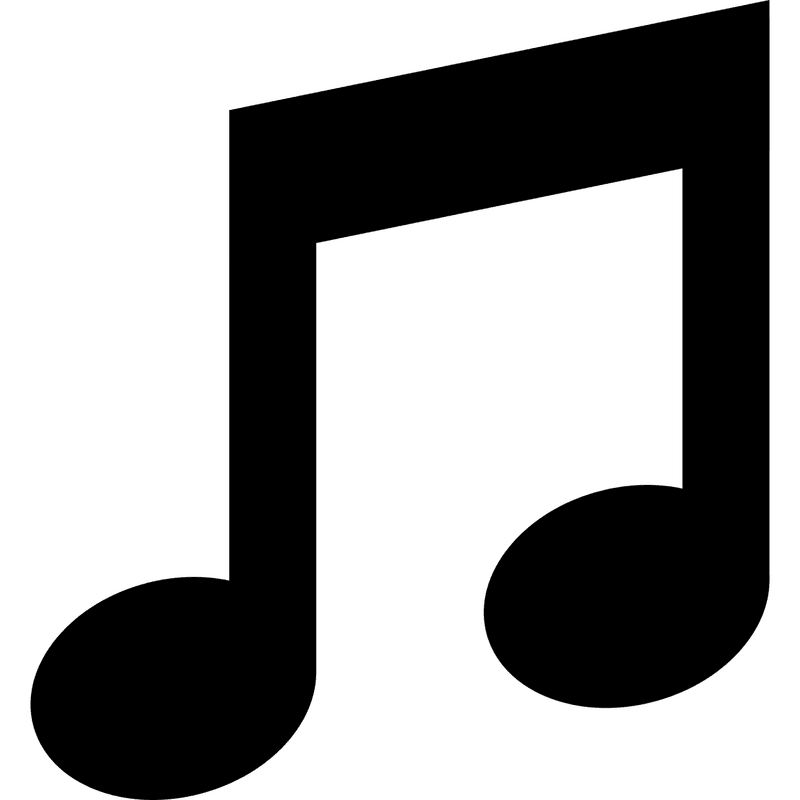 Classic Music Note Icon for Melody PNG