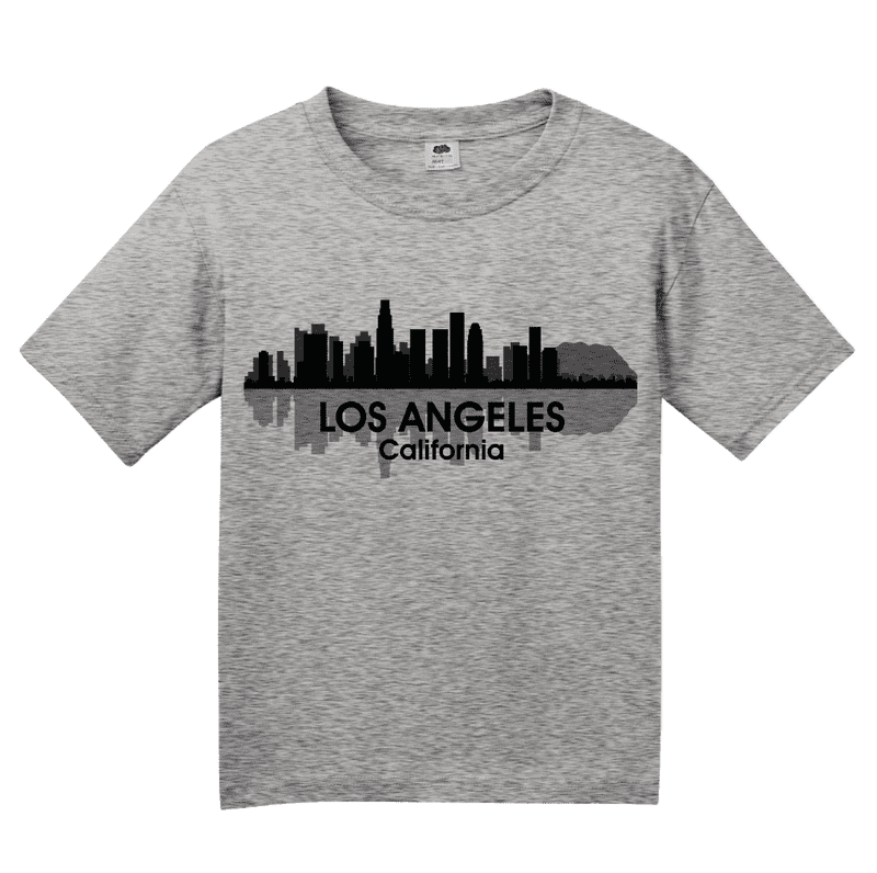 Los Angeles City Skyline Silhouette T-Shirt PNG