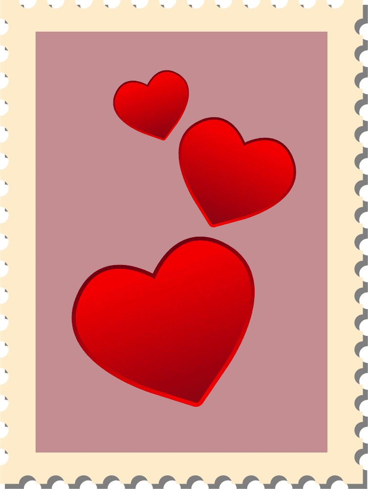 Passport Stamp of Love and Adventure PNG