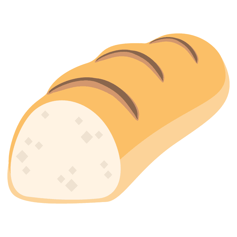 Freshly Baked Bread Loaf Delight PNG