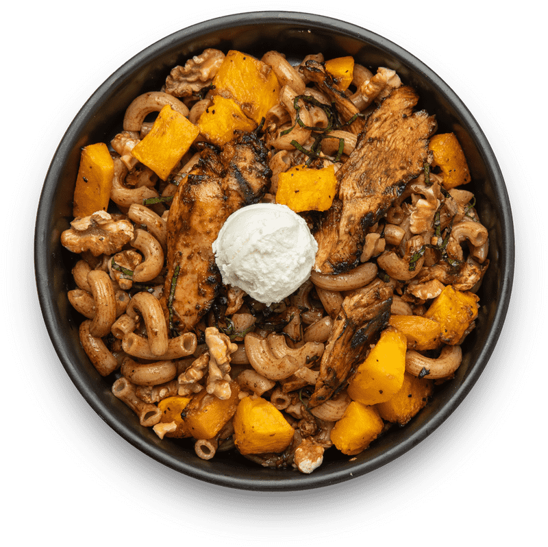 Delicious Presentation of Harvest Pasta Dish PNG