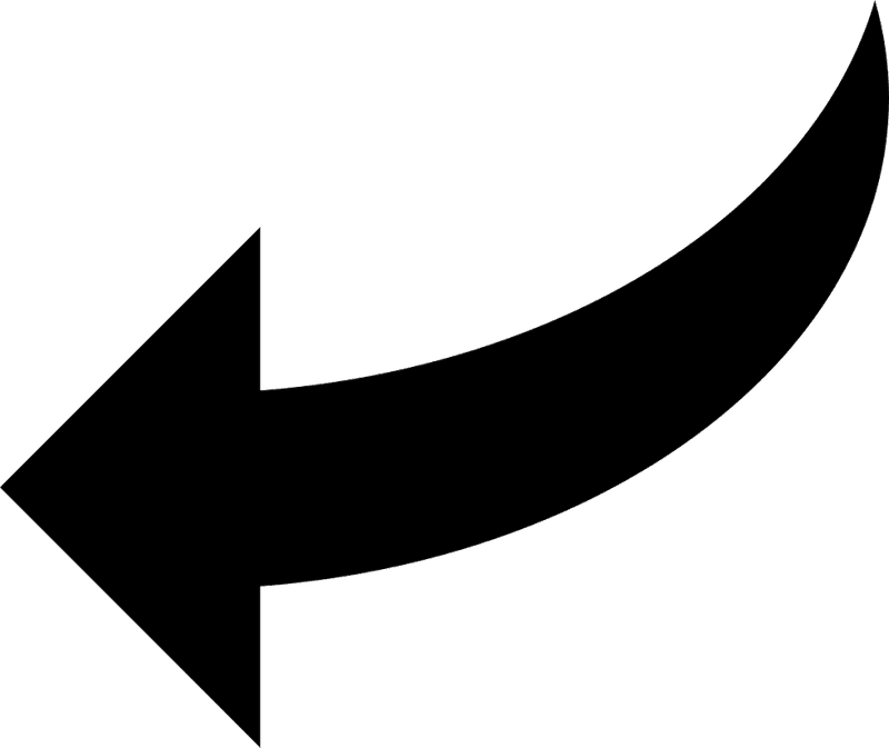 Curved Arrow Pointing Leftward PNG
