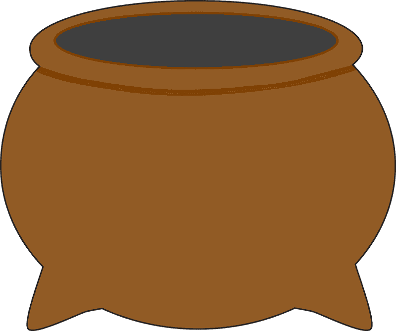 Stylish Brown Plant Pot for Home Decor PNG