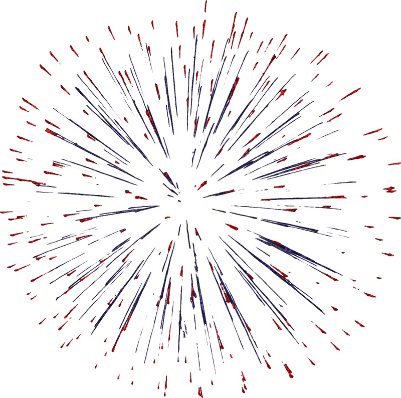 Vibrant Firework Sparkler Explosion PNG