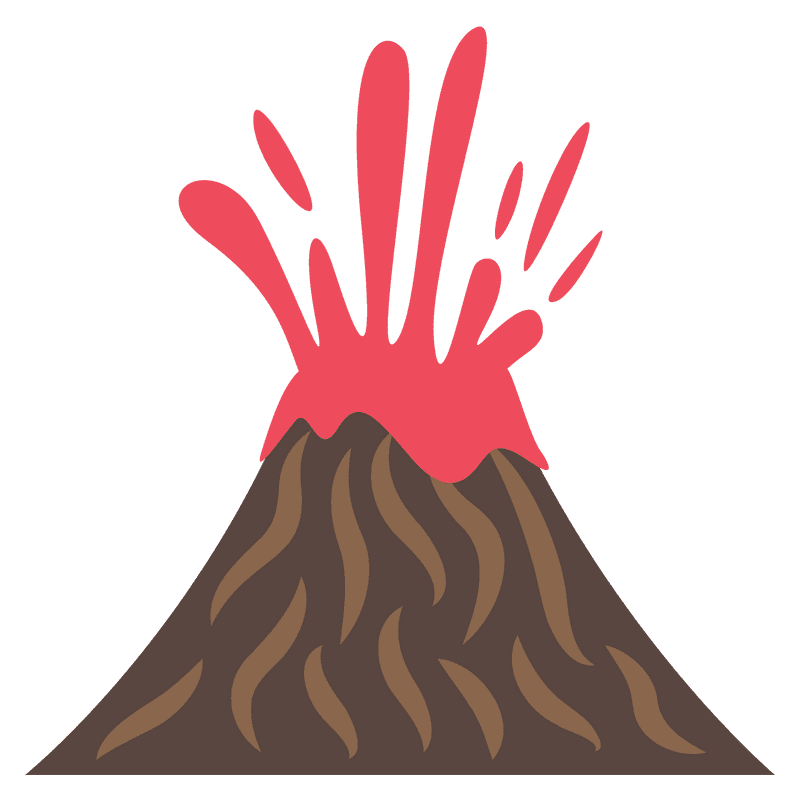 Vibrant Lava Eruption of the Volcano PNG