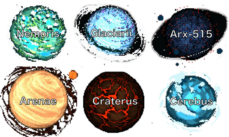 Colorful Planetary Wonders Across the Cosmos PNG