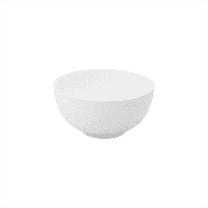 Classic White Oatmeal Bowl Delight PNG