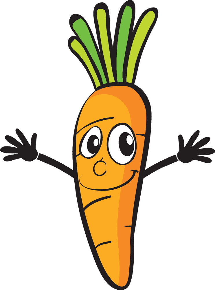 Cheerful Carrot Cake Character Delight PNG