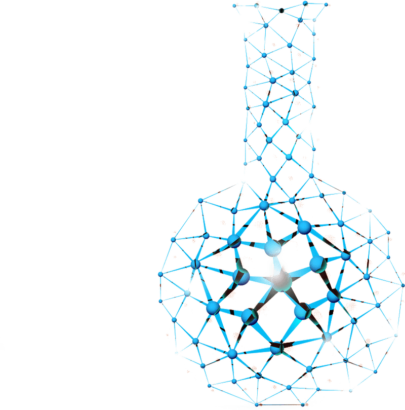 Molecule Model Structure and Composition Visualization PNG