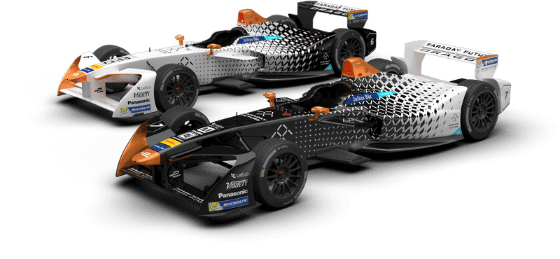 Futuristic Race Car Design with Dynamic Aesthetics PNG