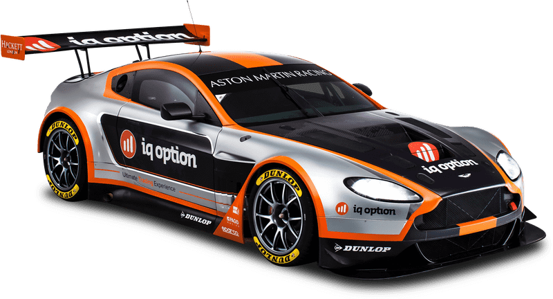 Sleek Performance Race Car with Bold Design PNG