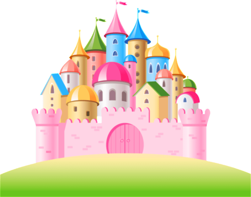 Whimsical Fairy Tale Castle of Dreams PNG
