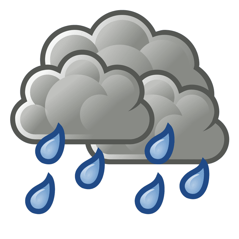 Whispers of Rain Beneath Gray Clouds PNG