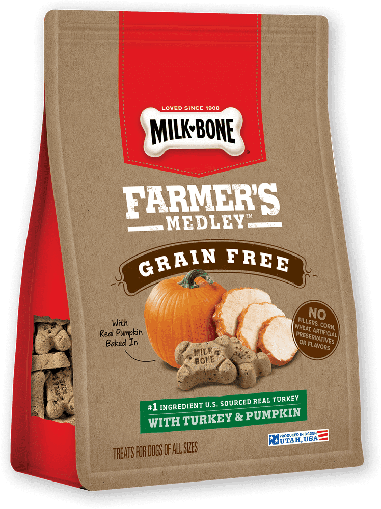 Bone Treats with Turkey and Pumpkin Delight PNG