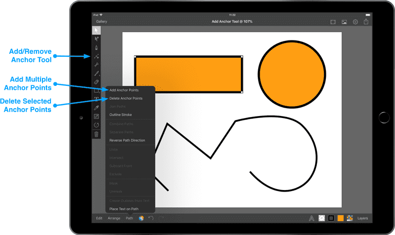 Tablet Tools for Creative Design Anchor Points Guide PNG