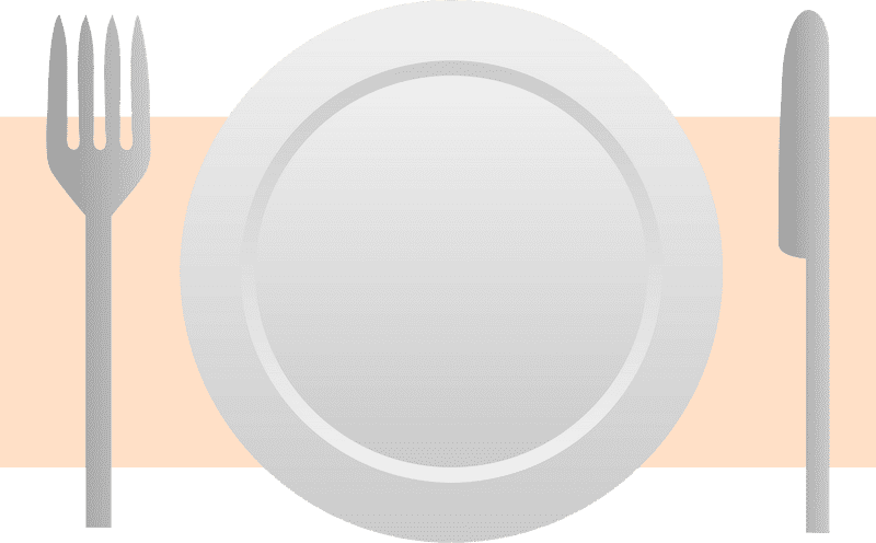 Elegant White Tableware Set for Dining PNG