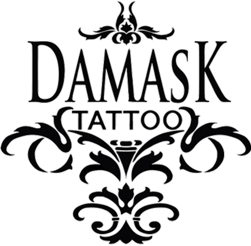 Damask Elegance Tattoo Studio PNG