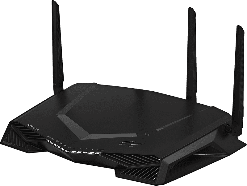 Sleek High-Performance Internet Router for Gaming and Streaming PNG