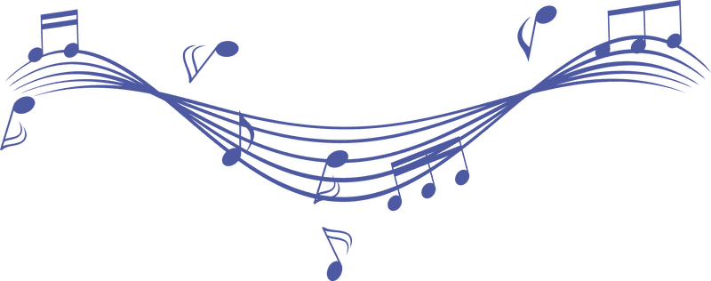 Flowing Melody The Dance of Music Notes PNG