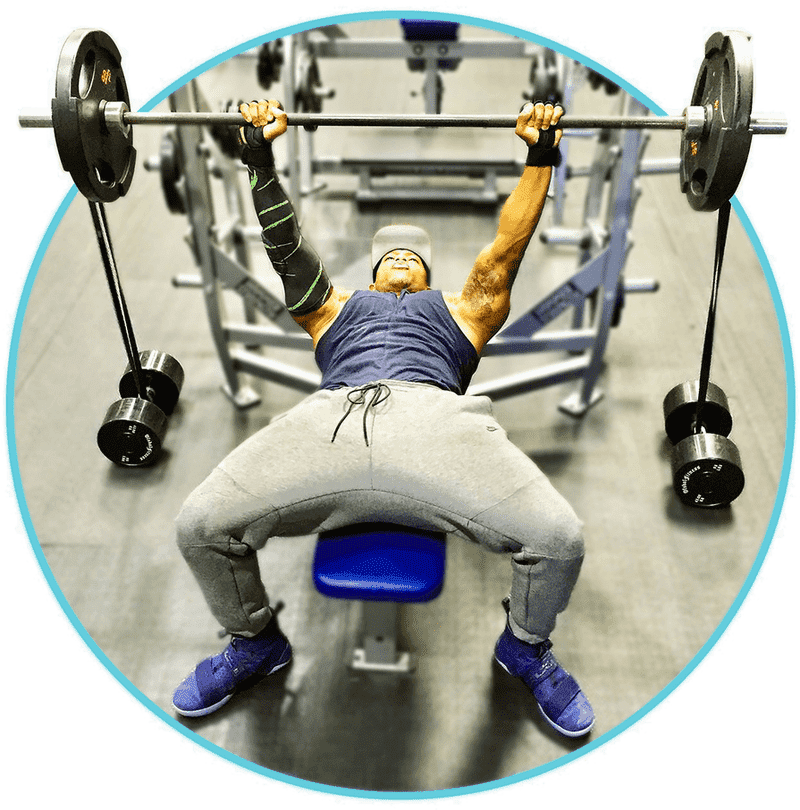 Gym Strength Session Powerlifting in Action PNG