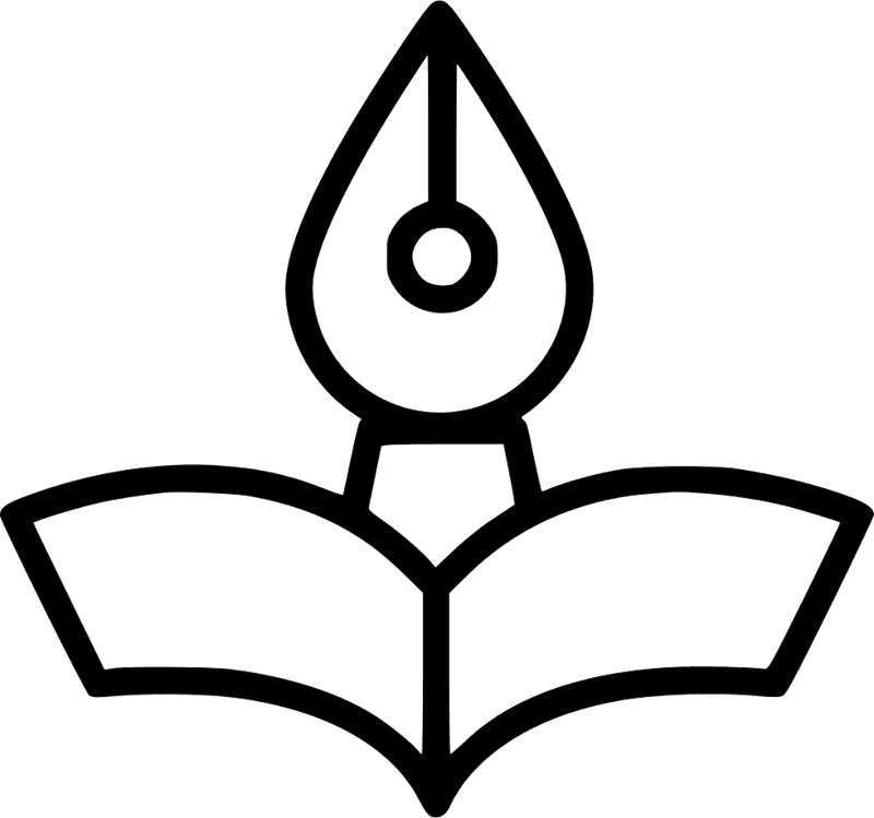 Open Book of Knowledge and Imagination PNG