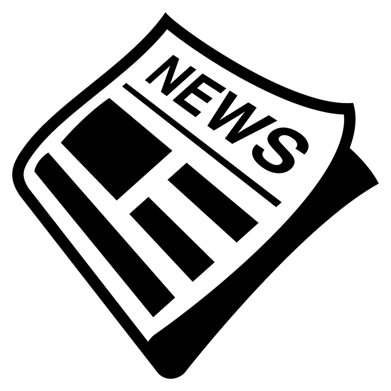 Classic Newspaper Stand Displaying Headlines PNG