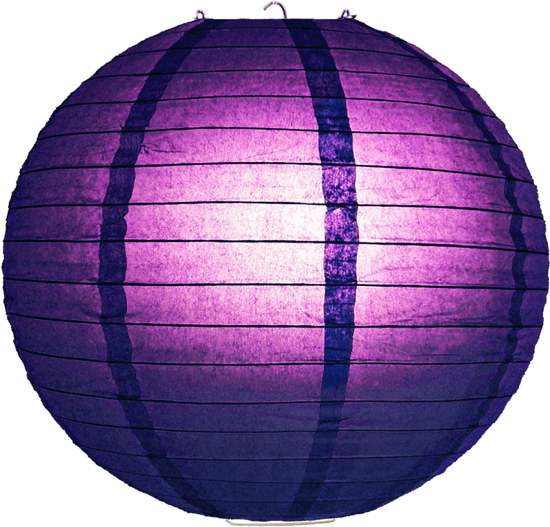 Radiant Purple Lantern Light Glow PNG